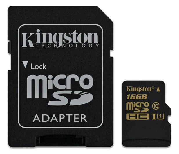 Kingston 16GB microSDHC Class10 zapis 45MB/s odczyt 90MB/s - 185516 - zdjęcie 3